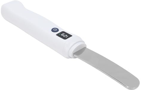 ASHATA Couteau à Beurre Chauffant, Couteau à Beurre électrique Antiadhésif en Acier Inoxydable avec Affichage, Rechargeable, Peut Faire Fondre Rapidement la Confiture de Fromage à Pâte Dure Froide, la