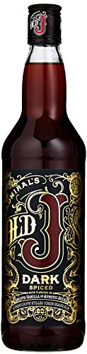 Admiral’s Old J Dark Spiced Rum - 40 Percent ABV - 70cl Bottle