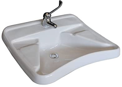 CIVITA CROMO Lavabo ergonomico Bianco per disabili HH100LAB