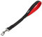 Lampop Hundeleine Kurz mit Griff, Hunde Schleppleine aus Robust Nylon für Hundetraining Trainingsleine, Schwarz Rot 46cm für Kleine Mittlere Große Hunde (M: 2.5 x 46 cm)…