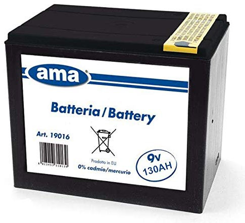 Trockenbatterie 9V 130Ah für Elektrozaun