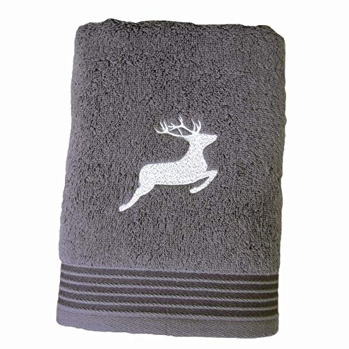 framsohn Frottier Handtuch Hirsch 50/100 Taupe