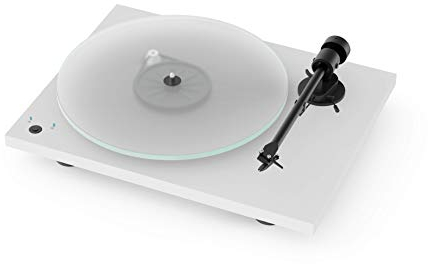 Pro-Ject T1 Phono SB, Audiophiler Einstiegsplattenspieler der neuen Generation mit Phono-Vorverstärker und elektronischer Geschwindigkeitsumschaltung (Matt Weiß)