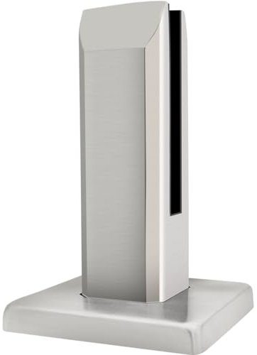 LukLoy 1 pièce en acier inoxydable 304 carré Spigots en verre Clôture de piscine Pince Maison Jardin Escalier Balustrade