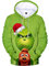 YIMIAO Herren und Damen Weihnachten Christmas Hoodies Lustige kreative 3D Pullover Sweatshirt für Jungen Mädchen(XS)