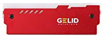 Gelid Solution Lumen RGB RAM Memory Kit di raffreddamento 2 pz - Modalità RGB completamente automatica - doppio lato gilet dissipatore - Rosso