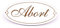 Abort Schild Türschild Oval - selbstklebend Toilettenschild WC 15x7cm | Dekolando