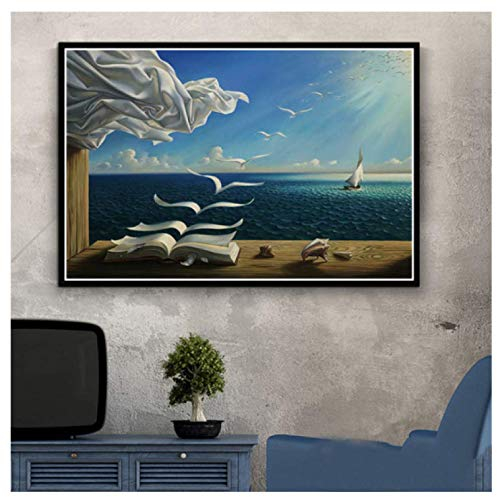 RUIYANMQ Puzzle 1000 Stück Retro Psychedelische Malerei Salvador Dali Surrealismus Abstr Poster Holz Adult Toys Dekompressionsspiel K90Ya