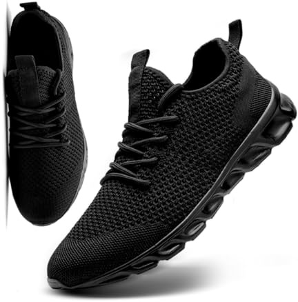 Herren Schuhe Sneaker Sportschuhe Turnschuhe Laufschuhe Sommer schwarz EU39