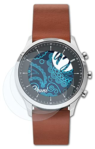 Bruni Screen Protector compatible with Skagen Jorn Hybrid HR 38 mm Protector Film, crystal clear Protective Film (2X)