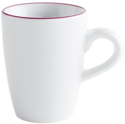 KAHLA 574732A69973C Pronto Line Espresso-Obertasse hoch 0,10 l Line wild berry | Espressotasse mit lila Linie aus Porzellan