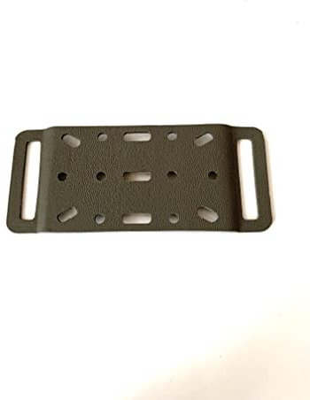Kydex X- Clip Adapter Platte Messer-Scheide, Holster Montage Platte Belt Gürtel Koppel Clip (Steingrau Oliv)