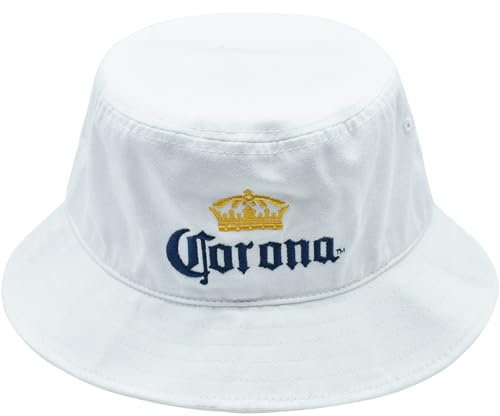 Concept One Damen Corona Bucket Hat, Packable Travel Hat, Cotton Wide Brim Summer Cap with Adjustable Drawstring Schlapphut, Weiss/opulenter Garten, Einheitsgröße