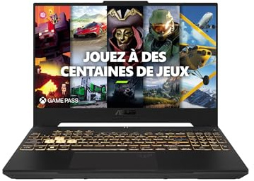 ASUS A15 TUF507UI-HQ143W 15.6 Pouces QHD (2560 x 1440) 165Hz Pc Portable (AMD Ryzen 9 8945H, 32GB DDR5 RAM, 1TB PCIe 4.0 NVMe M.2 SSD, NVIDIA RTX 4070 8GO TGP 140W, Windows 11 Home) – Clavier AZERTY