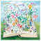 Buchgarten Poster von Mila Marquis 70 x 70 cm Bunt Wandbilder Wanddeko