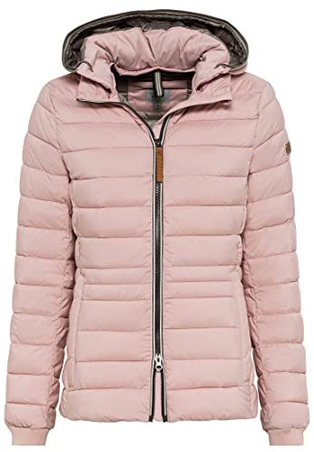 camel active Damen Steppjacke mit Abnehmbarer Kapuze Rose, womenswear-34