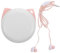 Hemobllo Cat Earbuds - Cute Cat Earphones with Microphone in Ear, 3.5mm Wired with Storage Case for Girls