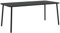 vidaXL Gartentisch, Garten Esstisch Latten-Design, Terrassentisch Stahlgestell, Gartenmöbel Tisch, Modern, Anthrazit 165x80x71cm Stahl