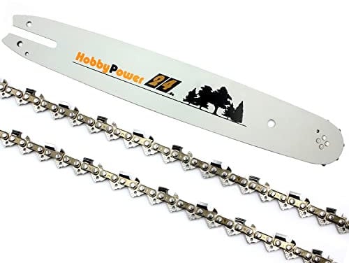 Lot de 2 chaînes de tronçonneuse à gouges pleines 30 cm avec lame 3/8 44TG 1,1 mm pour Stihl MS 162 MS162