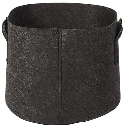 TRgqify-KM Felt Plant Growing Bags Vegetable Flower Potato Nonwoven Fabric Pot Container Garden Planting Basket With Handle (Color : 8 Gallon (36x30cm))