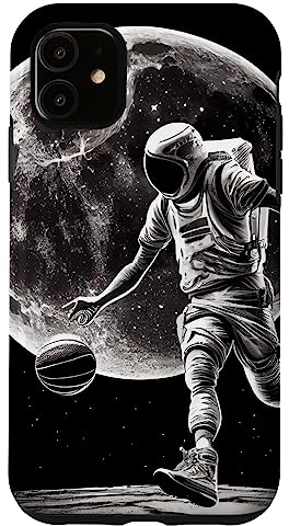 Basketballspieler im Weltraum Hülle für iPhone 11