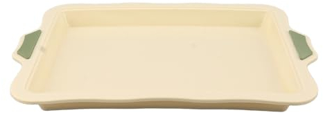 Moule à Gâteau en Silicone, Moule à Gâteau Rectangulaire en Silicone à Fond Plat Facile à Nettoyer et à Démoulage Facile pour Toasts (Taille moyenne pour moto de 9 mm à 12 mm)