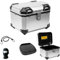 Compatible avec Harley-Davidson XR 1200 Valise Top Case 38 LT Couleur Aluminium + Plaque pour Porte-Bagages Moto-Scooter 2 Casques DEMIJET OU 1 Universel MODULAIRE-Integral