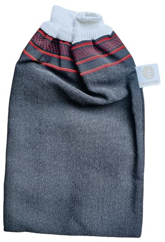 Turque Haute Qualité Kelebek ZenXhome Gants Peeling Hamam Kese Corps Exfoliant Gommage Peel Sauna Gant Spa Cellilute Remover Mitt Soins de la Peau (noir, peau moyenne dure)