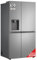 LG Electronics GSJC41PYPE Side by Side Kühlschrank mit Door-in-Door Funktion|kein Festwasseranschluss nötig | Modern Flat Door | Prime Silver
