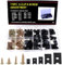 170 Stk Kfz Schraube Mutter Clip Kit Blechmuttern Sortiment einschließlich 85 Stk Kreuzkopf Karosserieschrauben, 85 Stk U Typ Auto Befestigung Clips für Stoßstange, Armaturenbrett, Tür-Blende