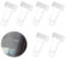 Parkscheinclip, 6 Stück Parkscheinhalter Windschutzscheibe, Parkausweis Halterung Windschutzscheibe, Parktickethalter Auto, Parkausweis Halter, Parkscheinhalter für Parkschein, Rechnungen, Notizen
