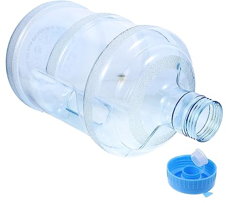 SEWACC Bottiglia D'acqua Contenitore Per Brocca D'acqua Da 5 Litri Bottiglia D'acqua Riutilizzabile Con Manico Per Escursioni In Campeggio A Casa (Casuale)