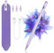 Stylus Pen Tablet Android, KBCASE Penna per Tablet Compatibile Samsung/iPhone/Lenovo/Xiaomi/Huawei/Android Touch Screen, Stylus Pencil with Sensibile all'Inclinazione con 3 Punte