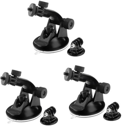 Mikinona 3 Set Di Accessori Per Action Camera Per Telecamere Sportive Supporto Per Treppiede Girevole Per Telecamere 3/4/5 2 Pezzi * 3