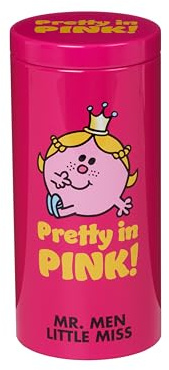 Little Miss Princess Gift Tin Filled With 100g Chocolate Brownie Cookies