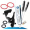 fancility® XL Care Set for Siemens Brewing Unit [Includes Video Instructions] 25g Silicone Grease EQ5 EQ6 EQ7 EQ8 + Bosch Vero, Neff, Gaggenau Silicone Mould Seal & Cleaning Brushes & O-Ring Seals