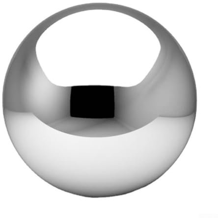 HEBEOT Deko-Kugel, Edelstahl, für Garten, Hohlkugel für Terrassen, Innenhöfe und Landschaften,15 cm (1 Stück)