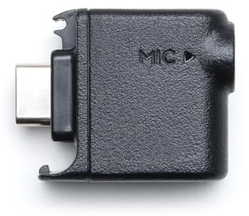Professional 3.5mm Microphone Adapter For Action 4 Camera Accessory 3.5mm Microphone Input With USB C Power Supply
