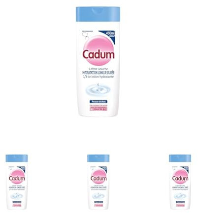 Cadum Crème Douche Hydratation 450ml (Lot de 4)