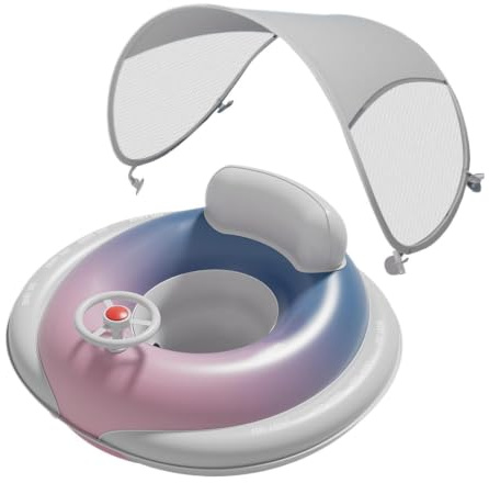 Aufblasbarer Kleinkinder-Schwimmsitz Integrierte Druckpumpe Ergonomische