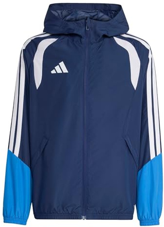 adidas Unisex Kinder Tiro 26 Competition Kids All Weather Coat, team navy blue 2, 7-8 Years