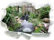 Stil.Zeit Zen Garten Japan, Papier 3D-Wandsticker Format: 62x45 cm Wanddekoration 3D-Wandaufkleber Wandtattoo