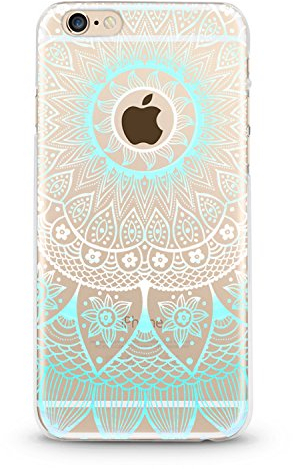 Trendario Handyhülle für Apple iPhone 6 / 6S (Türkis) - Hülle - Schutzhülle mit Motiv - TPU Silikon Hülle - Case - Cover - Schale - Backcover - Handytasche