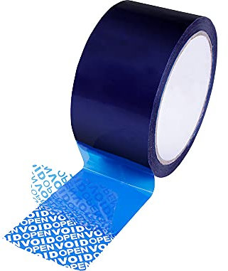 Cinta seguridad q-connect precinto postal azul 35 mt x 33 mm