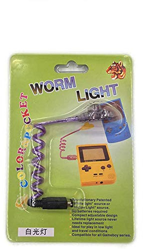Illuminazione a vite senza fine Lampade a LED per GBC GBP per Gameboy Color Gameboy Pocket Console Worm Light