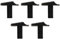 JCBIZ 5pcs Telescopic Ladder Switch Multifunctional Telescopic Accessories Replacement Parts for Single Side Vertical Ladder Multifunctional Ladder Step Ladder