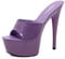 MUYEY 15 Cm Tacchi Alti Donna Sexy Piattaforma Pole Dance Sandali Stripper Discoteca Party Dance Sandali Piattaforma Large Size Unisex,Viola,43