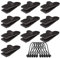 OUQIWEN Clip per Teloni,20 Pezzi Teloni Morsetto Set,Clip per Teloni di Fissaggio,Antivento Morsetti per Tende Campeggio,Corde per Telone