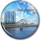 UK Secc Glasgow Kühlschrankmagnet, 5,7 cm
