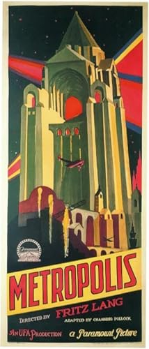Metropolis Fritz Lang Poster 30 x 70 cm